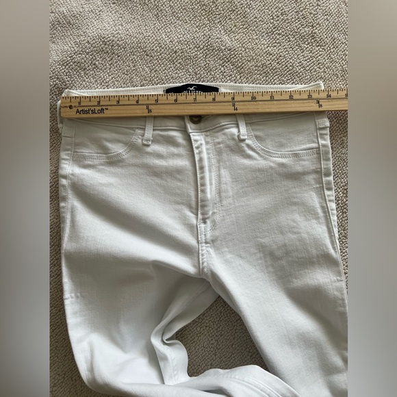 HOLLISTER CALIFORNIA HIGH-RISE JEAN LEGGING | COLOR: WHITE🤍 | SIZE: 5-S/27X26 - Picture 8 of 14